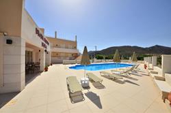 Hiona Holiday Hotel - Palekastro, Crete, Greek Islands. Swimming pool and terrace.